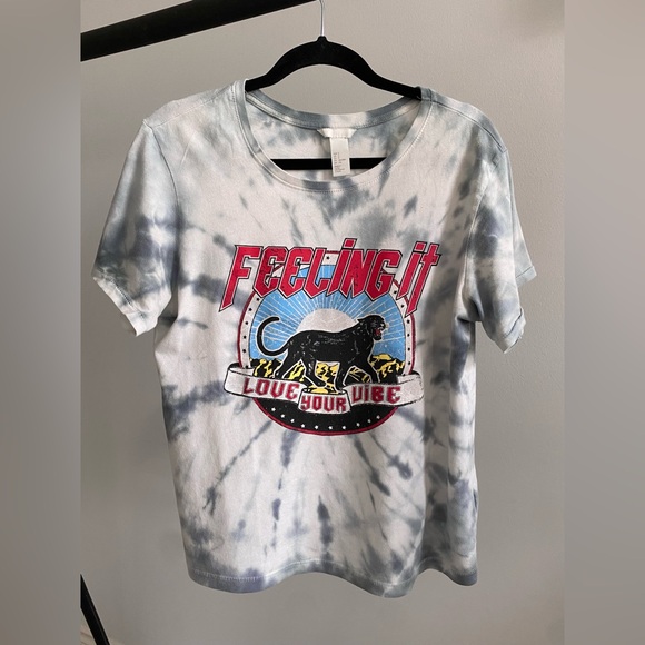 Graphic Tie Dye T-Shirt - Picture 1 of 2